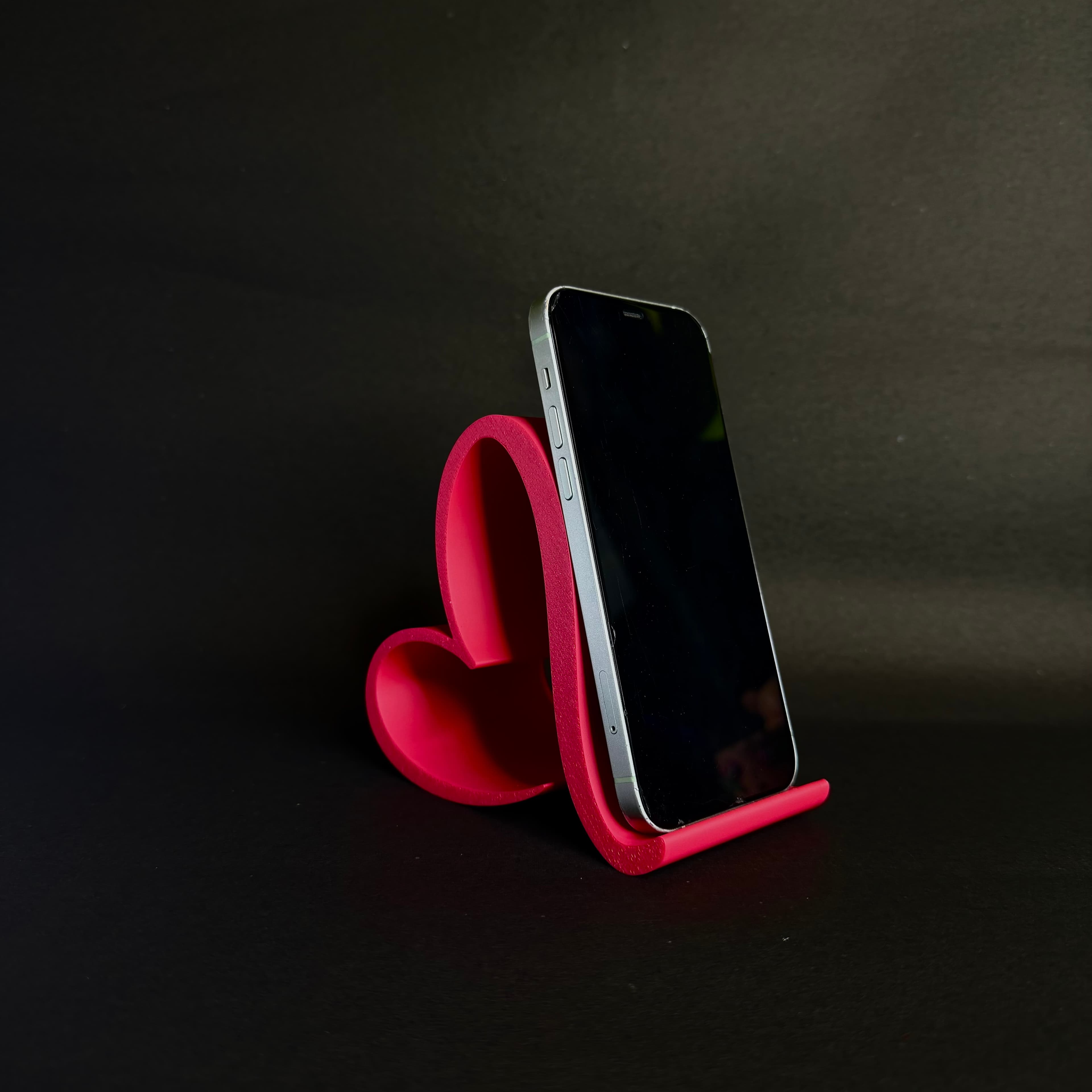 NFC Heart Phone Holder